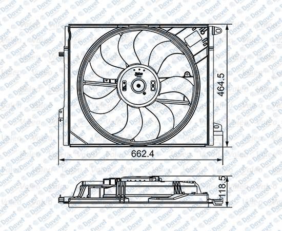 VALEO 696881 Fan Motoru Renault Megane Iv Laguna Scenic 240 Watt